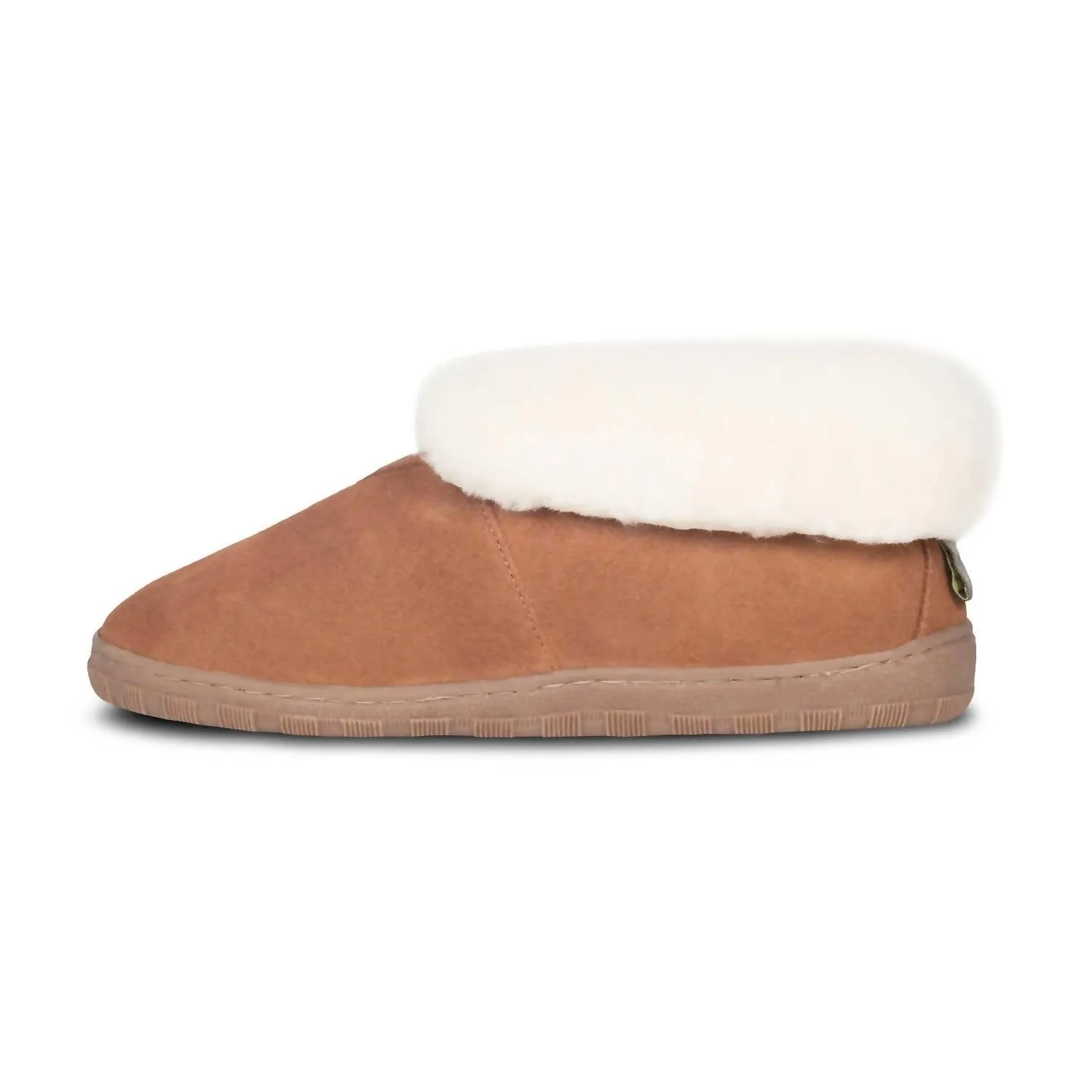 Women Sheepskin Bootie In Chestnut
