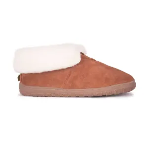 Women Sheepskin Bootie In Chestnut
