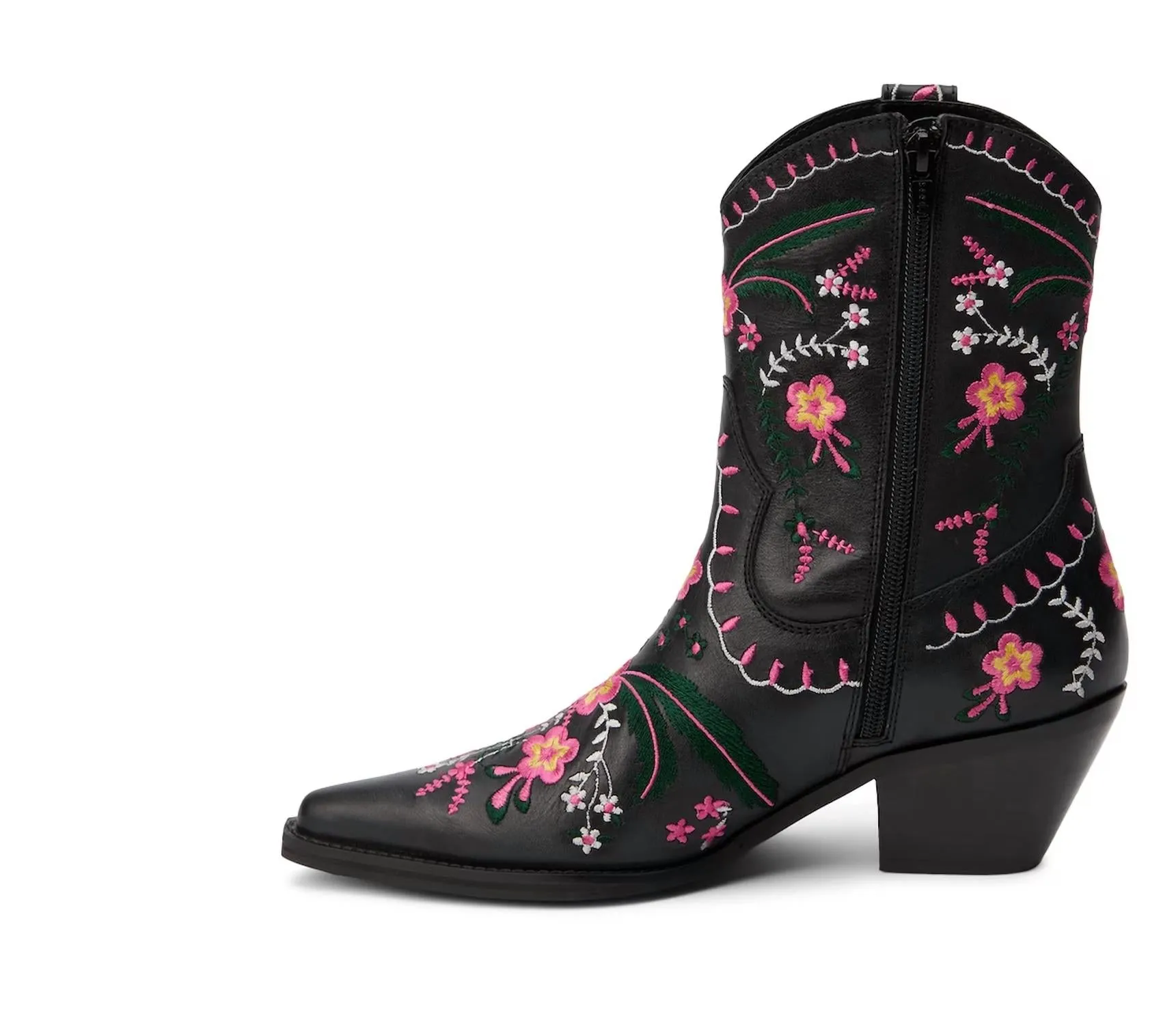 Women's Amber Western Bootie In Black