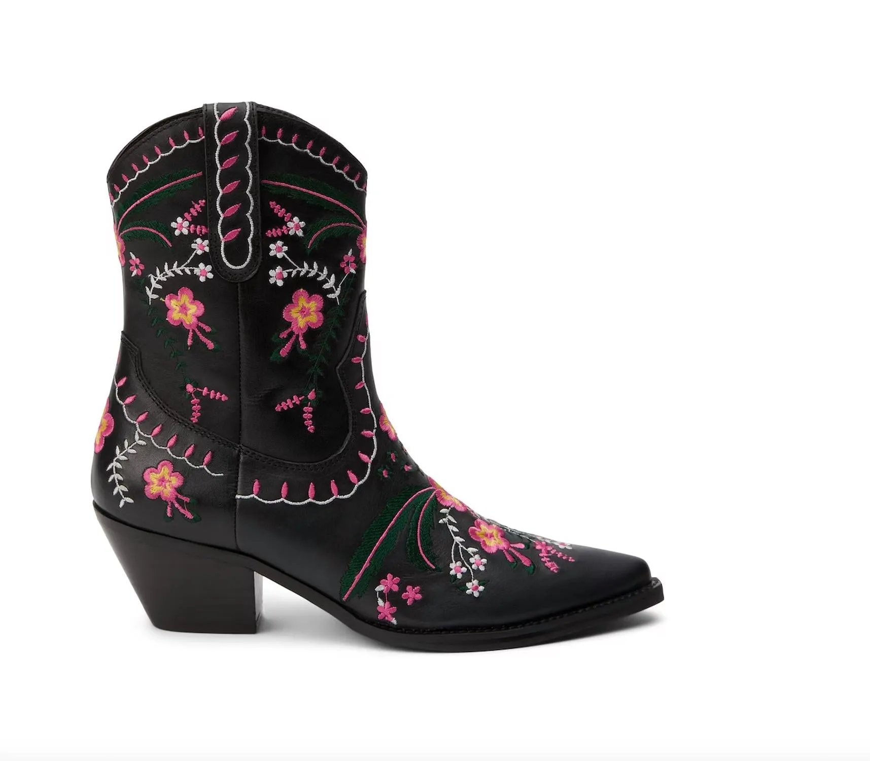 Women's Amber Western Bootie In Black