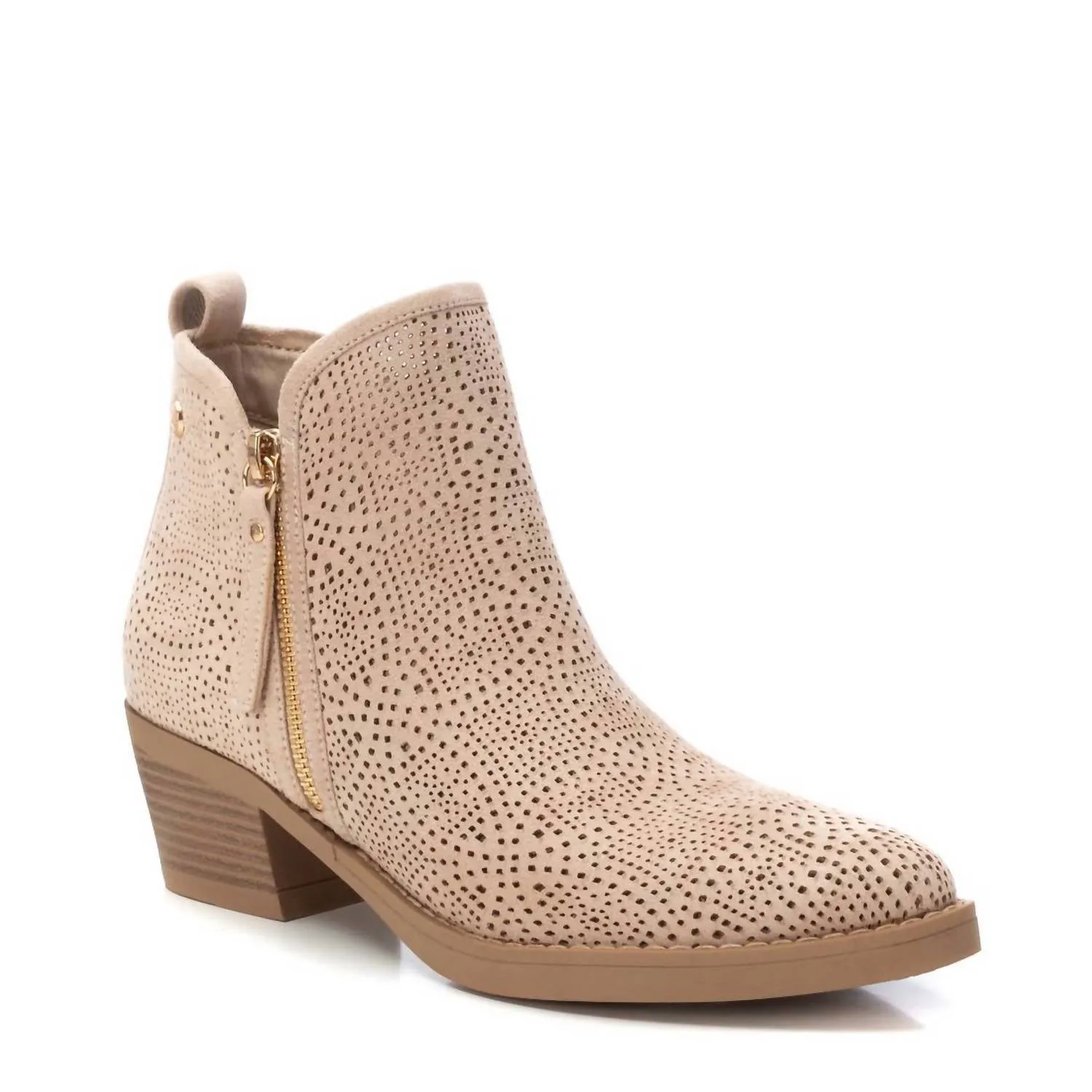 Women's Ankle Booties In Beige