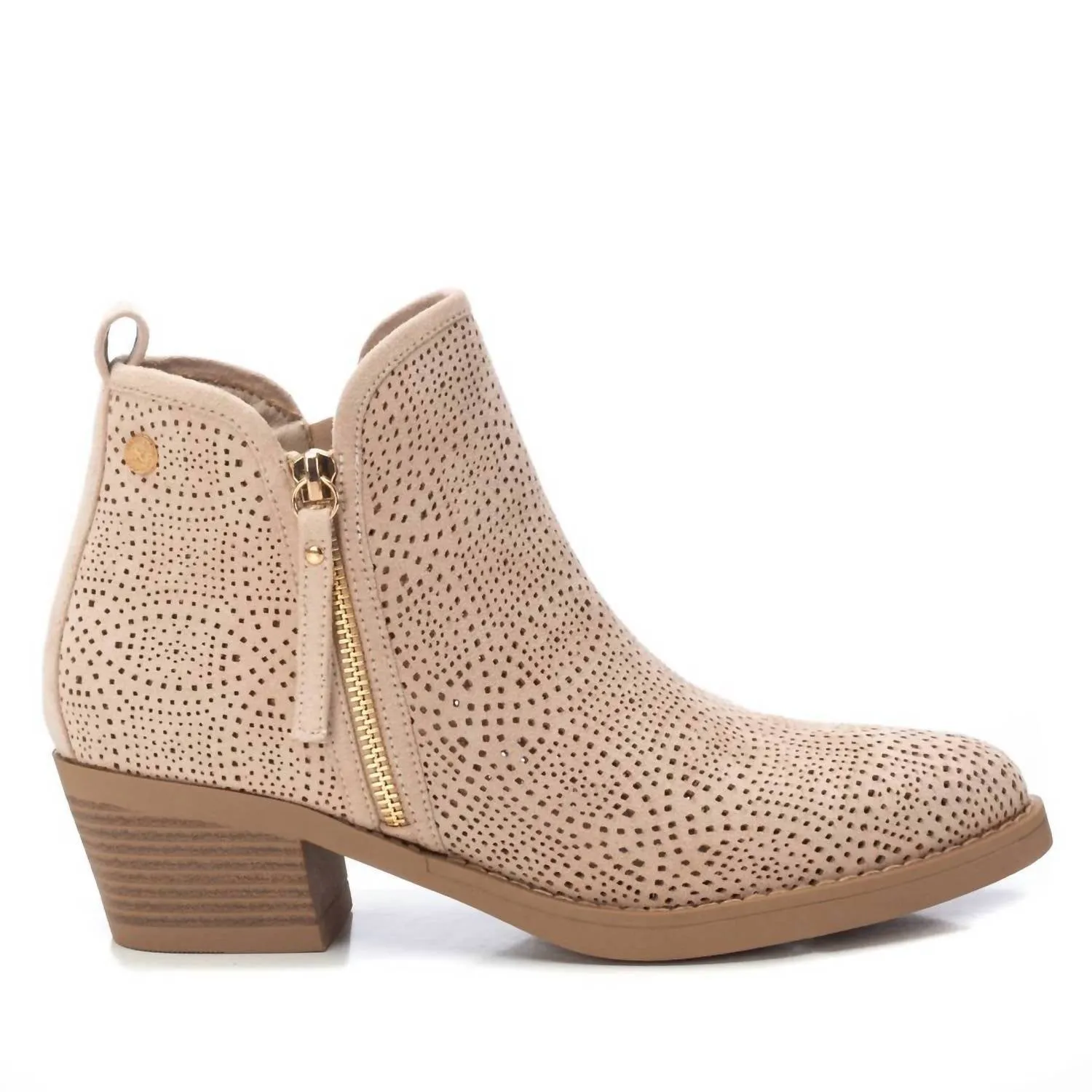Women's Ankle Booties In Beige