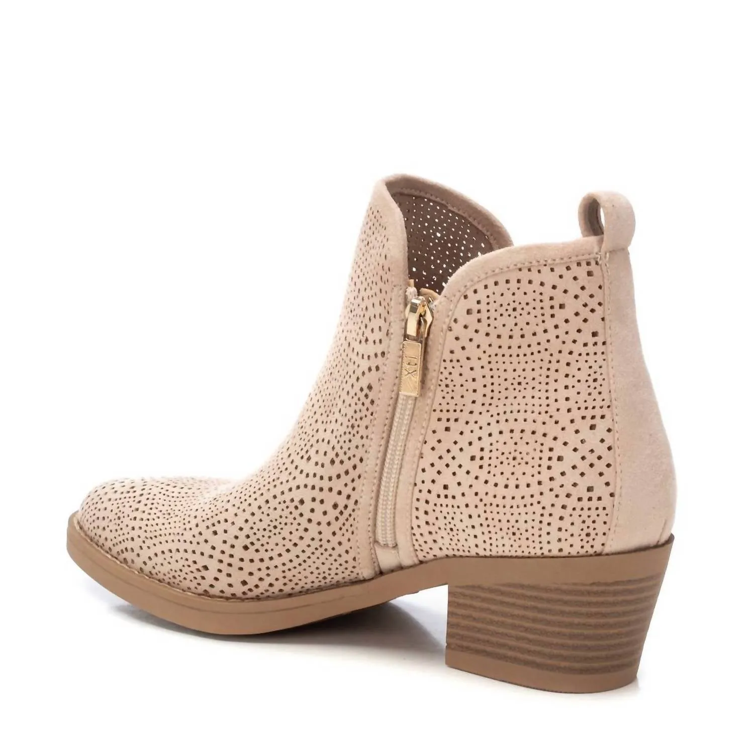 Women's Ankle Booties In Beige