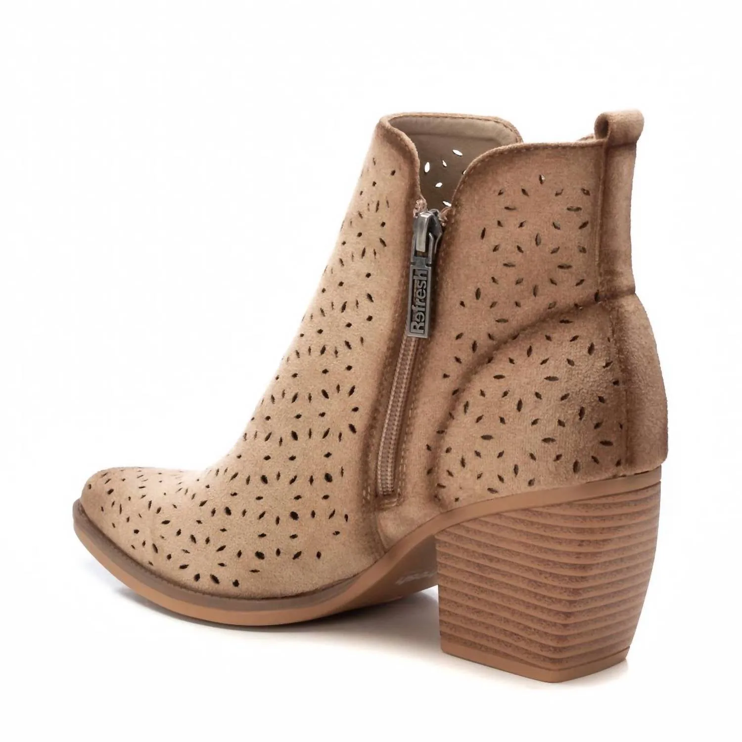 Women's Ankle Booties In Beige
