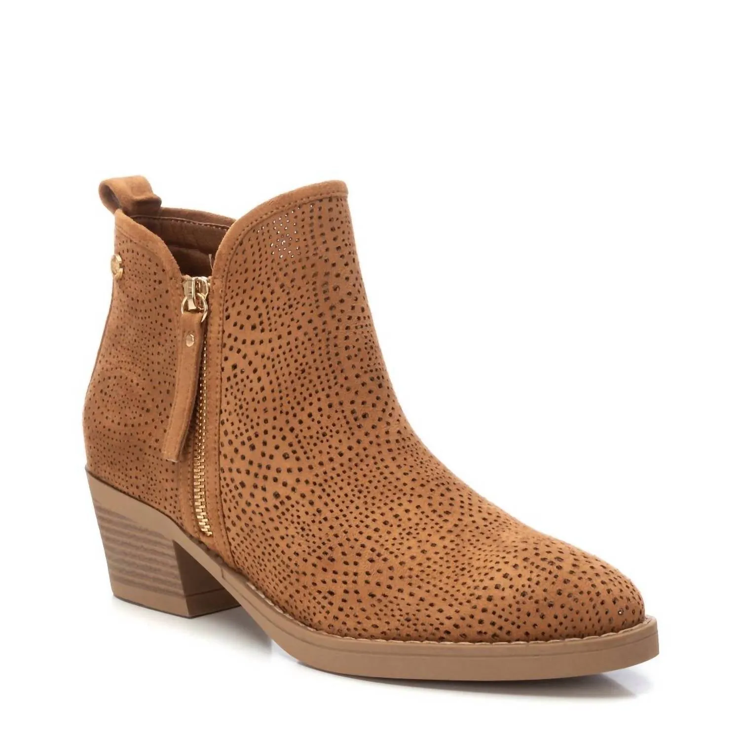 Women's Ankle Booties In Camel