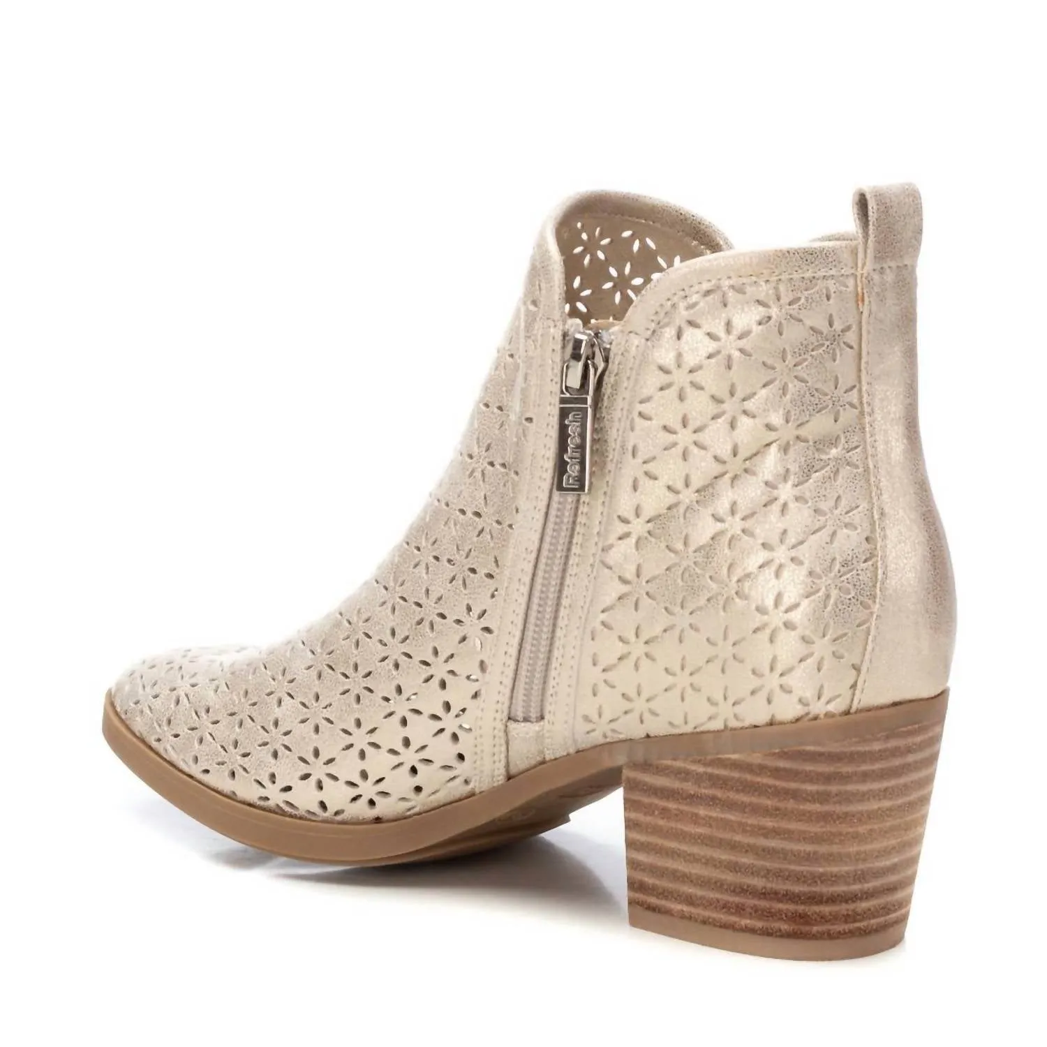 Women's Ankle Booties In Gold