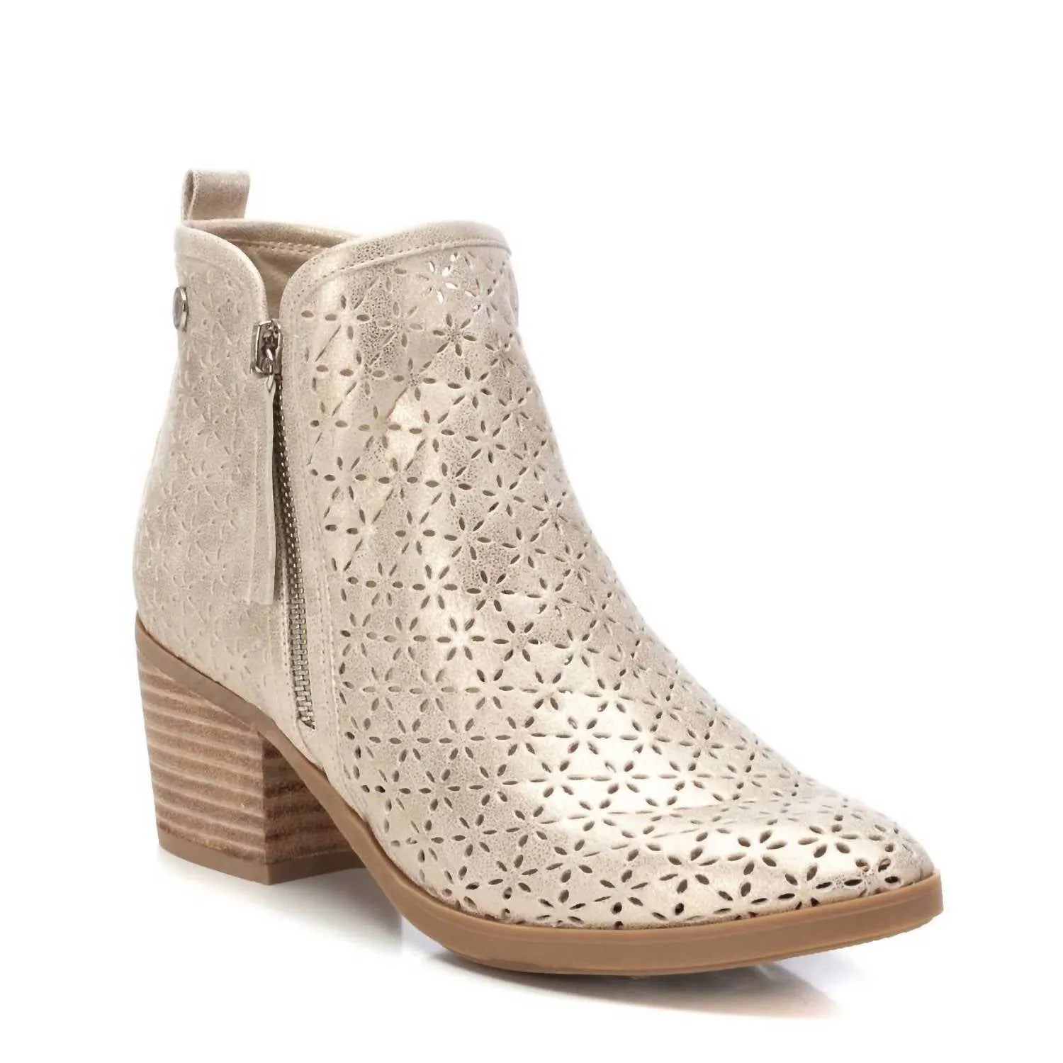 Women's Ankle Booties In Gold