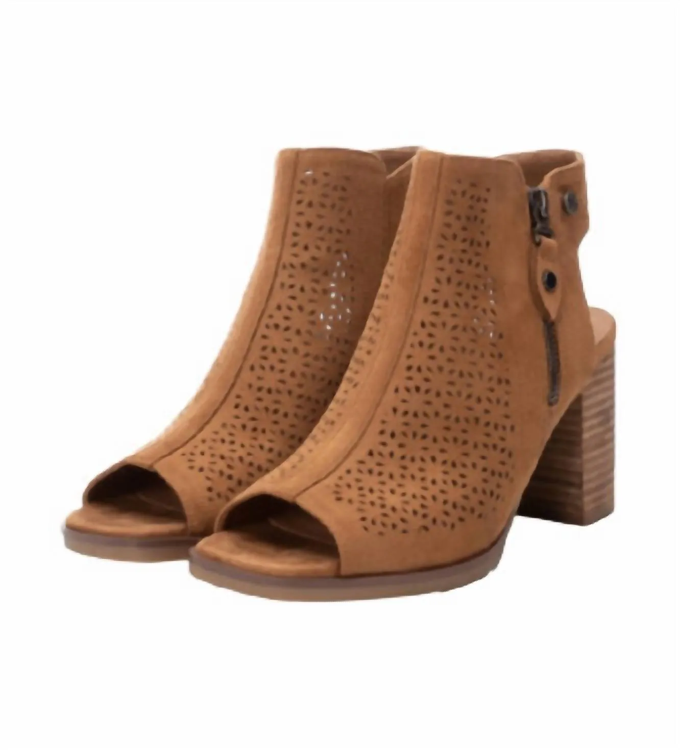 Women's Ankle Boots In Camel