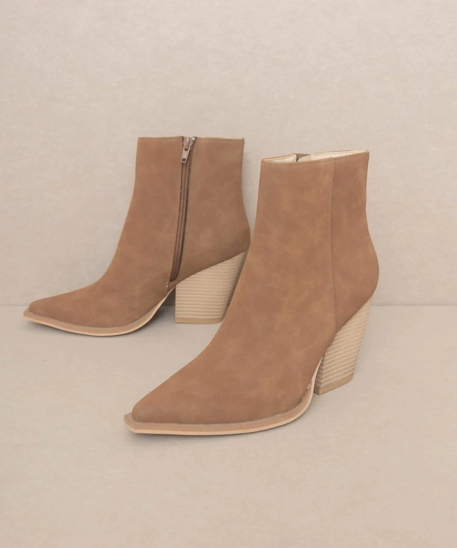 Women's Archie Western Ankle Boots In Caramel