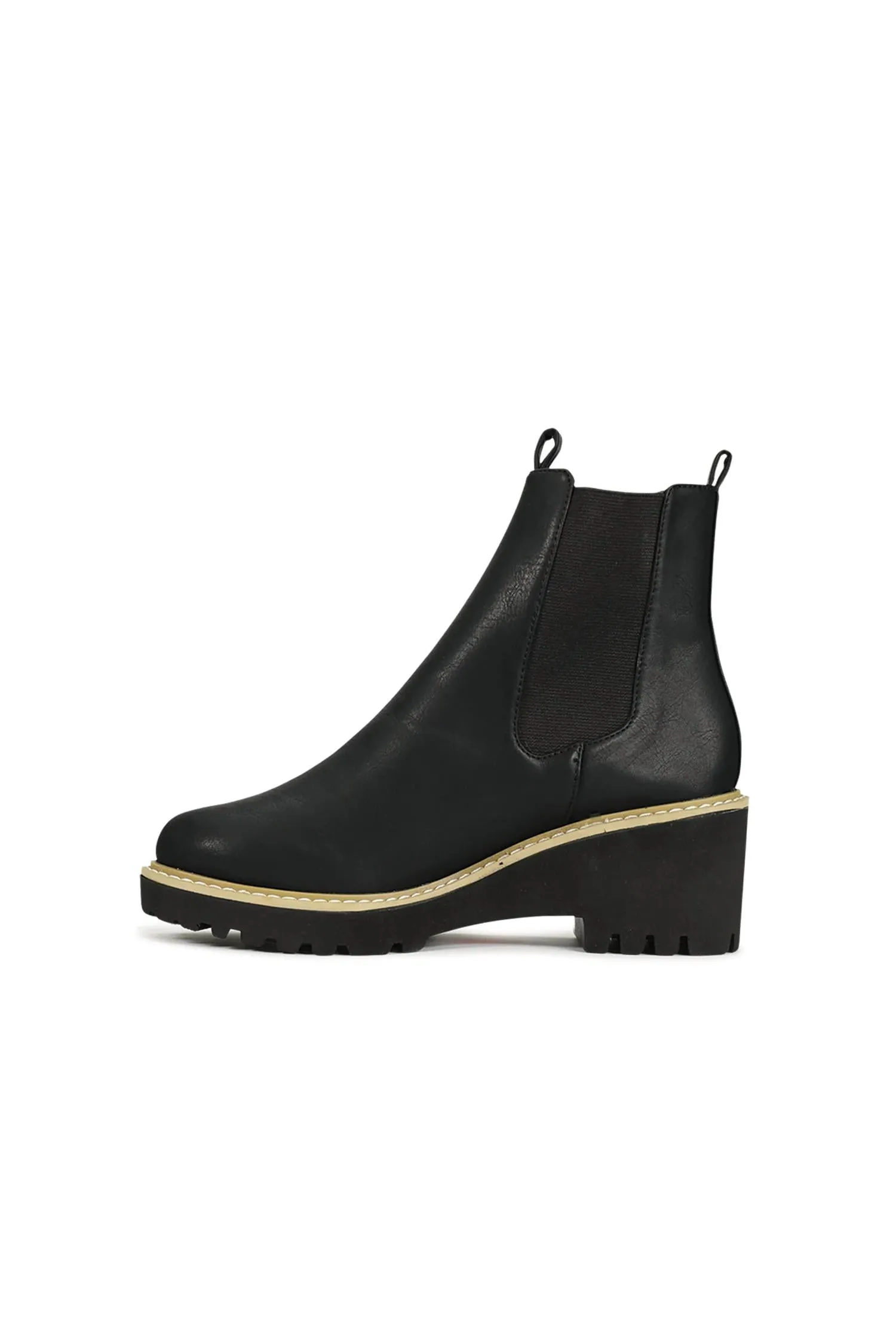 Women's Ari Wedge Boots In Black