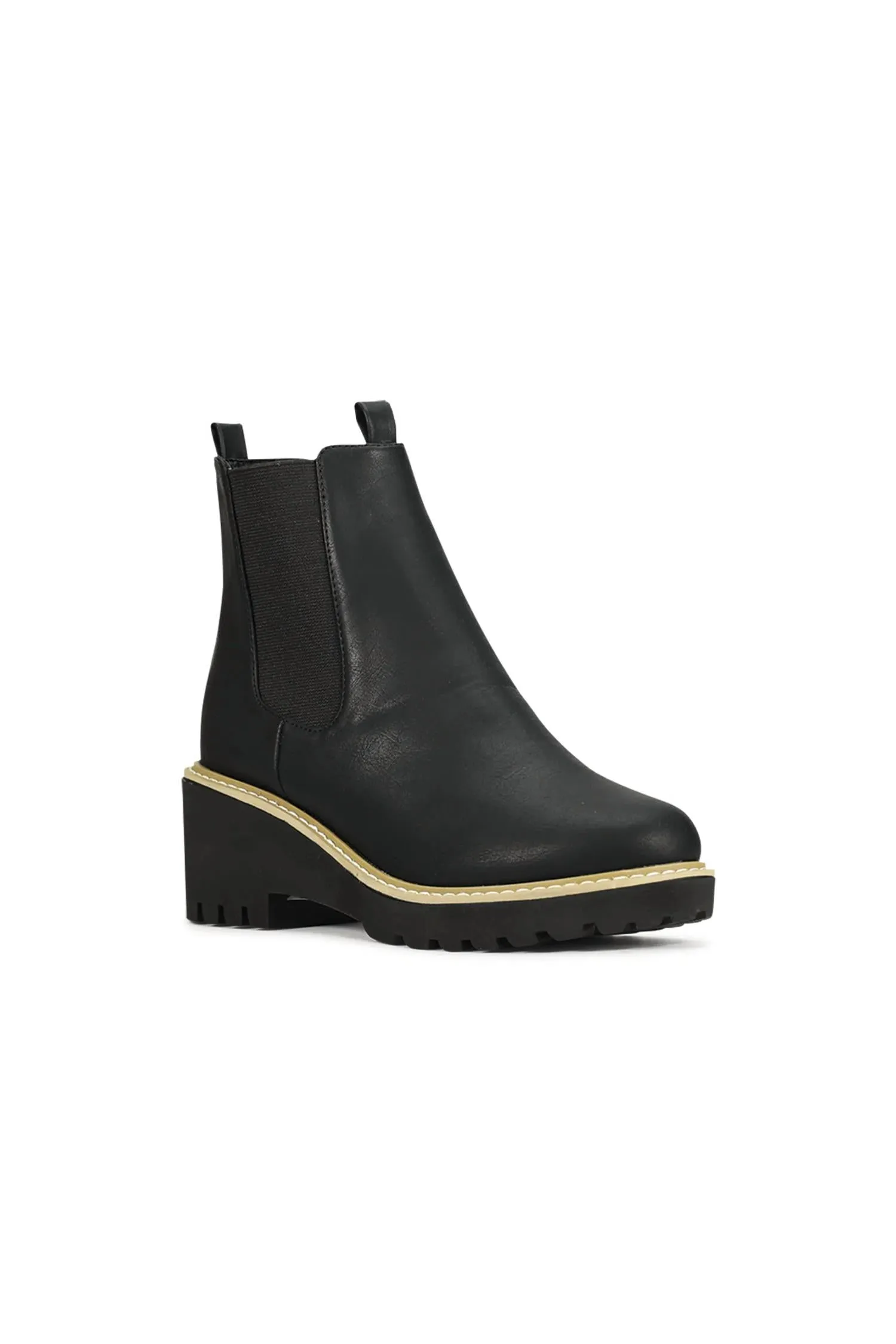 Women's Ari Wedge Boots In Black