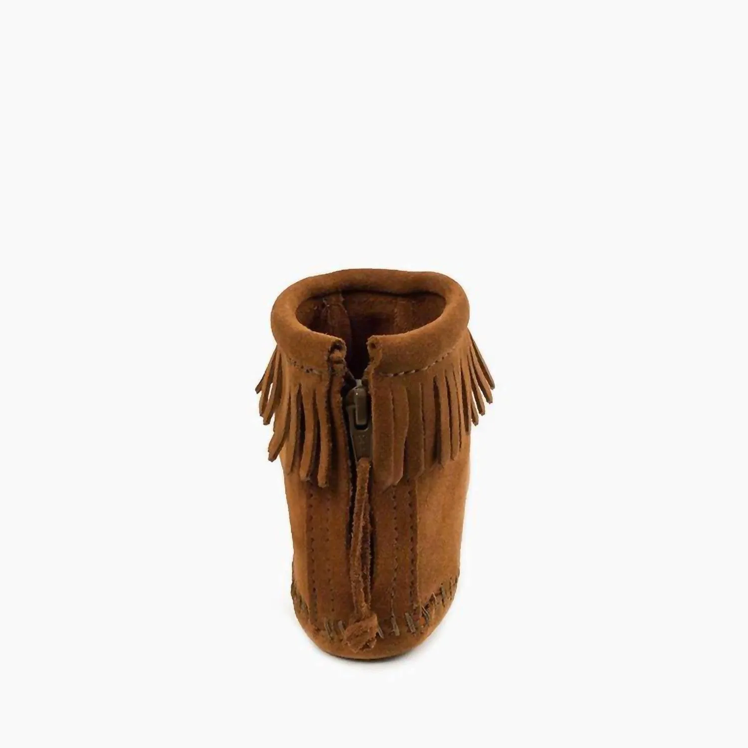 Women's Back Zip Softsole Boot In Brown