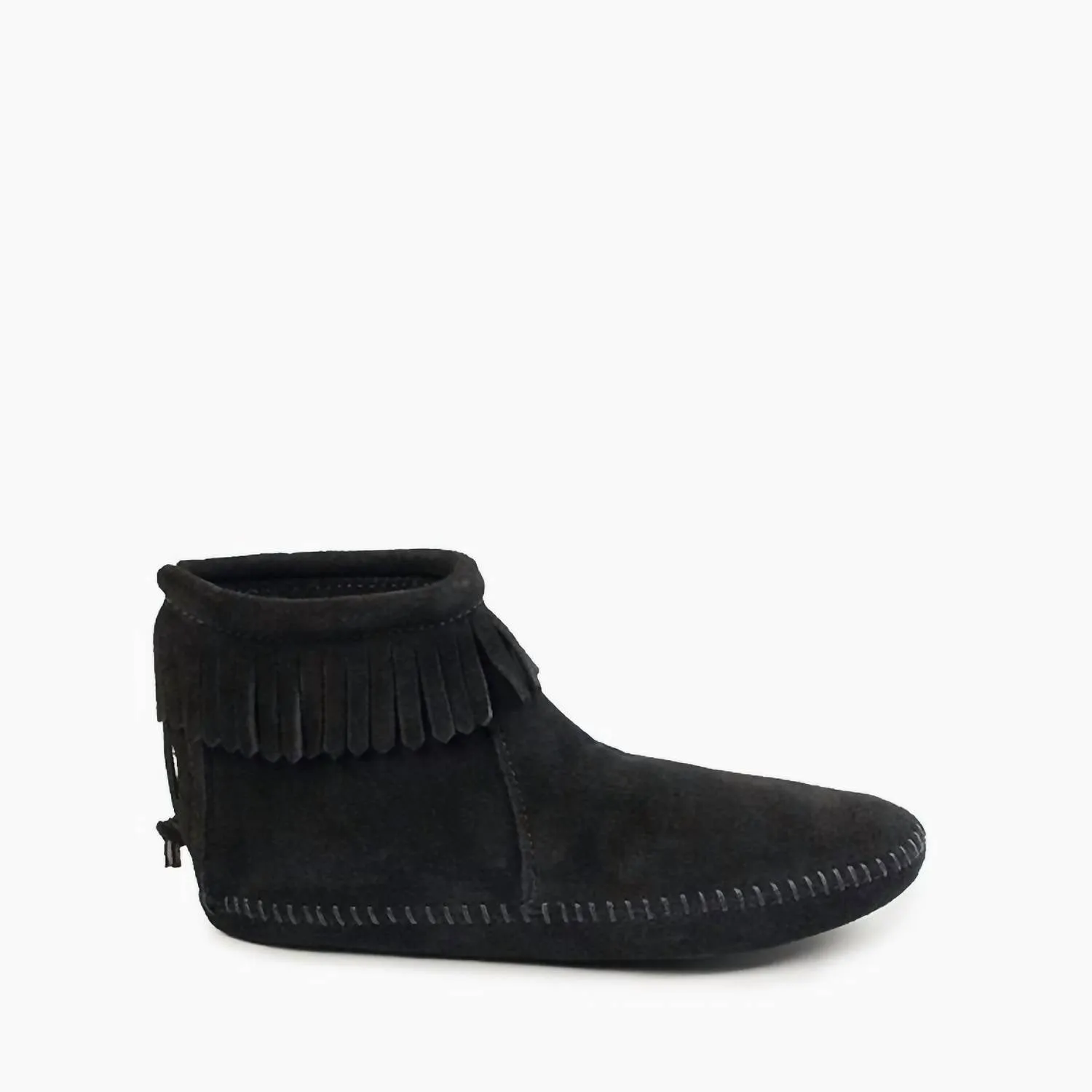 Women's Back Zip Softsole Boots In Black