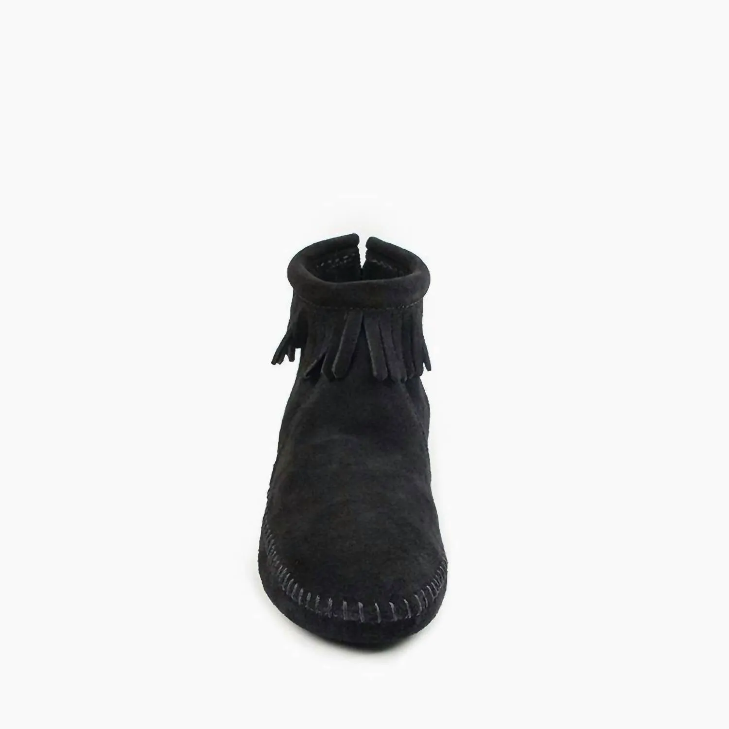 Women's Back Zip Softsole Boots In Black