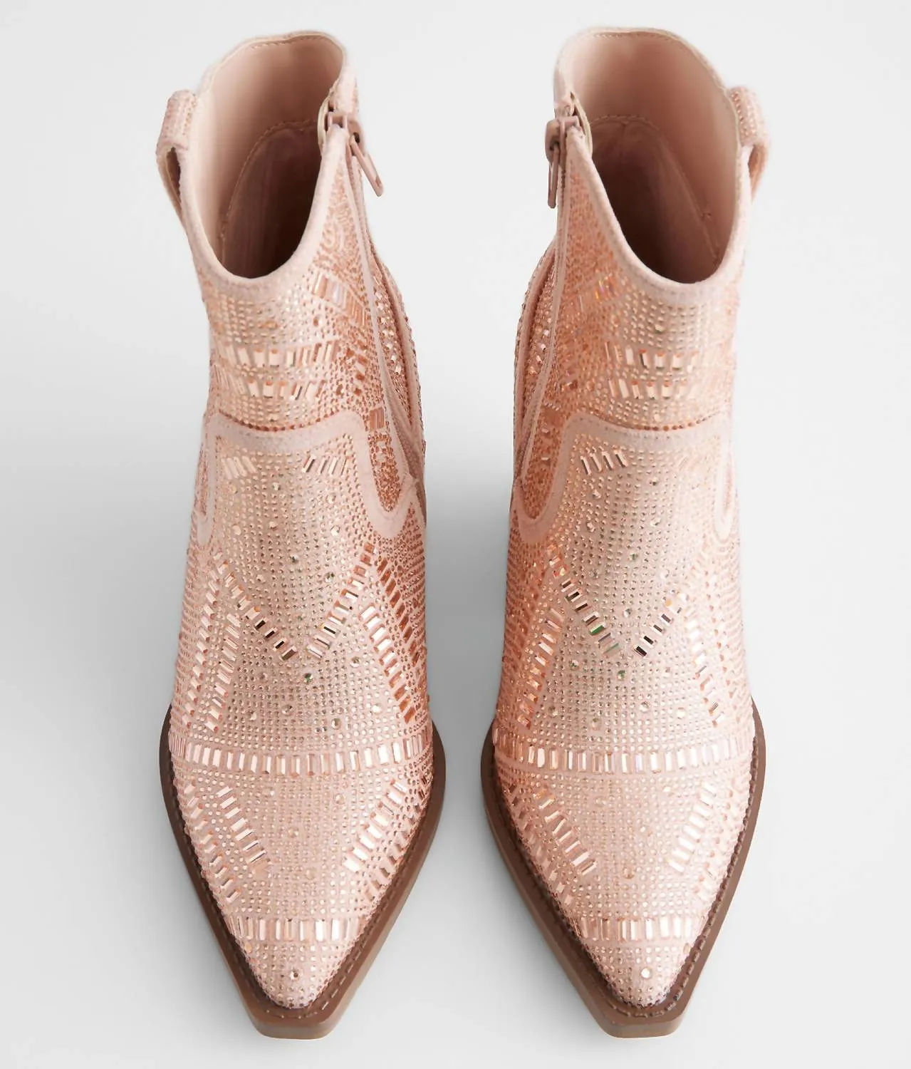 Women's Blinging Maze Bootie In Rose Gold