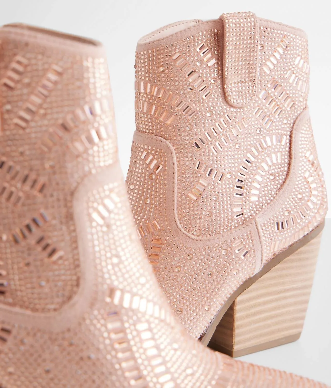 Women's Blinging Maze Bootie In Rose Gold