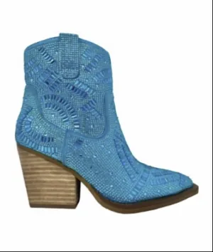 Women's Blinging Maze Bootie In Turquoise