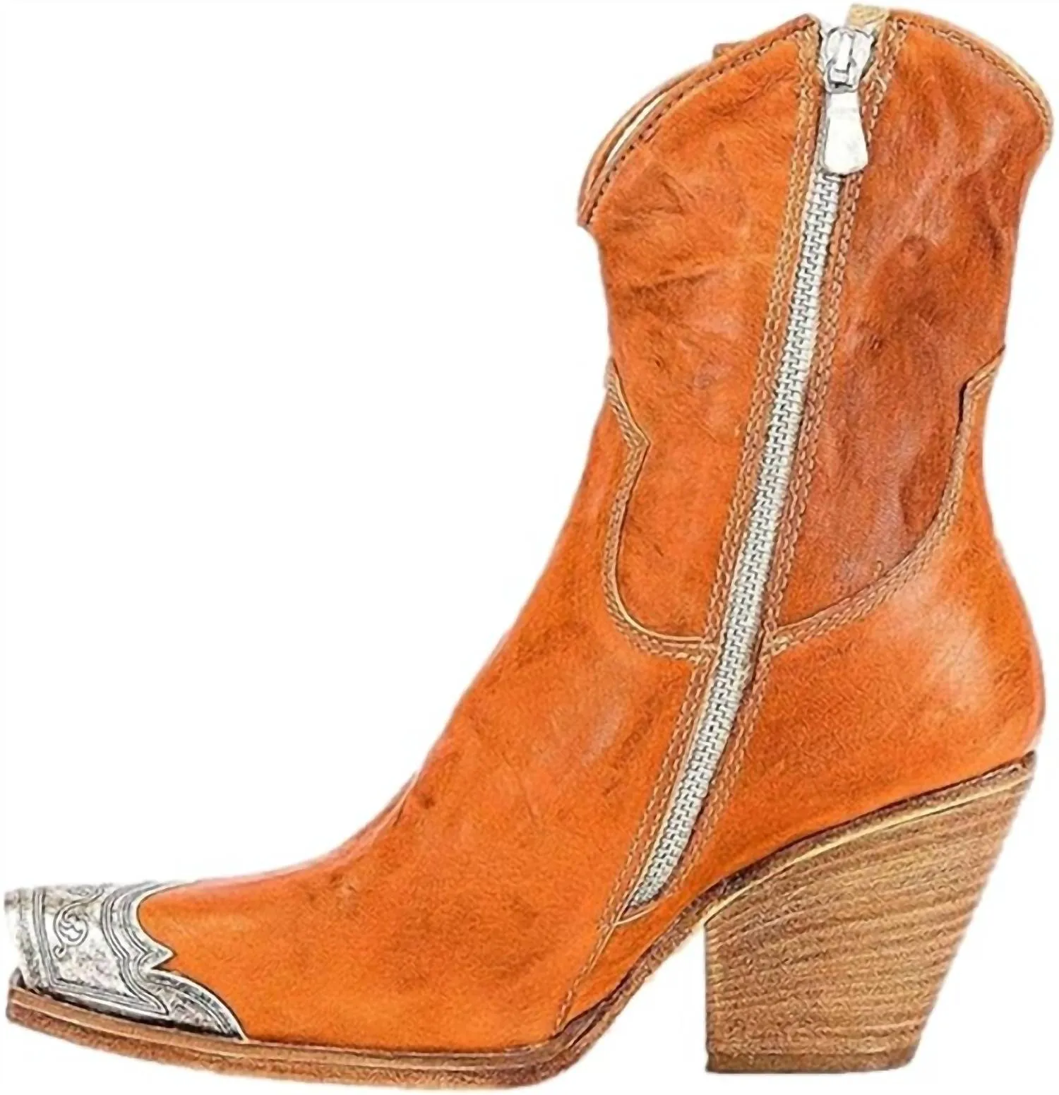 Women's Brayedn Western Boot In Camel