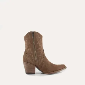 Women's Brooke Leather Cowgirl Boots In Camel