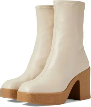 Women's Callahan Platform Bootie In Cream