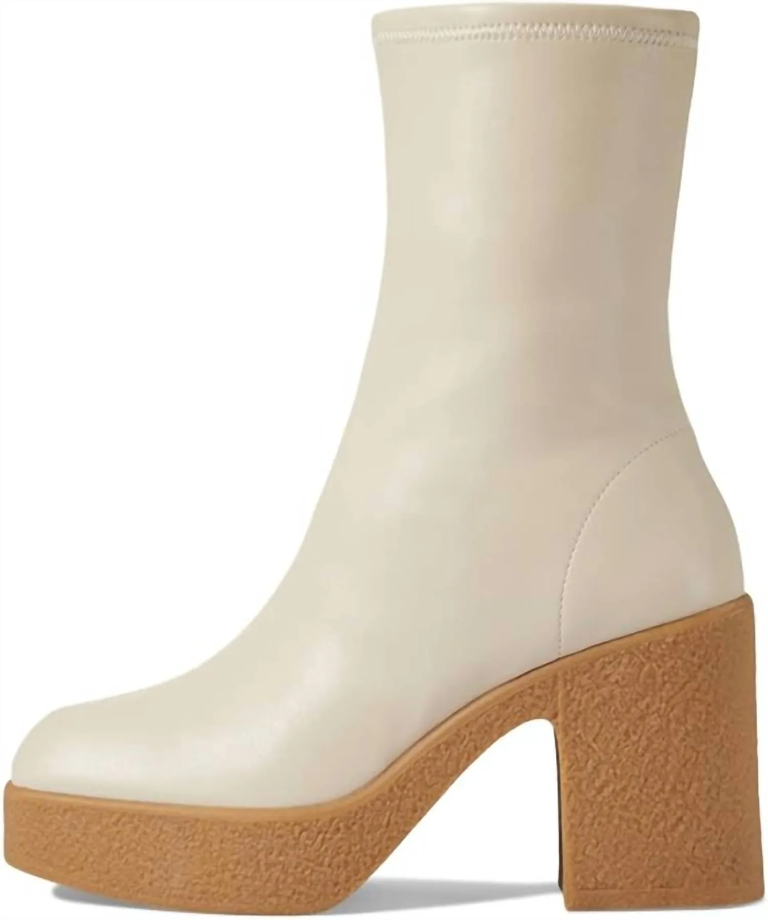 Women's Callahan Platform Bootie In Cream