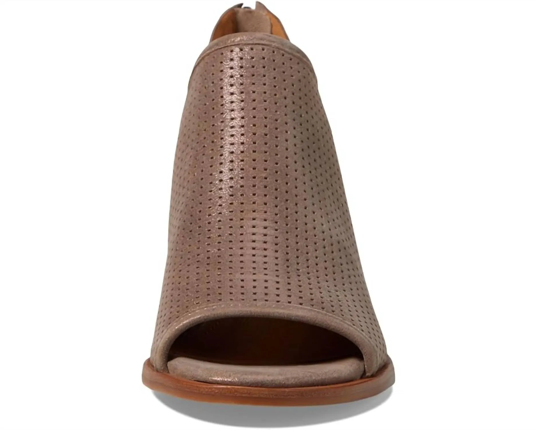 Women's Carleigh Open Toe Bootie In Coffee