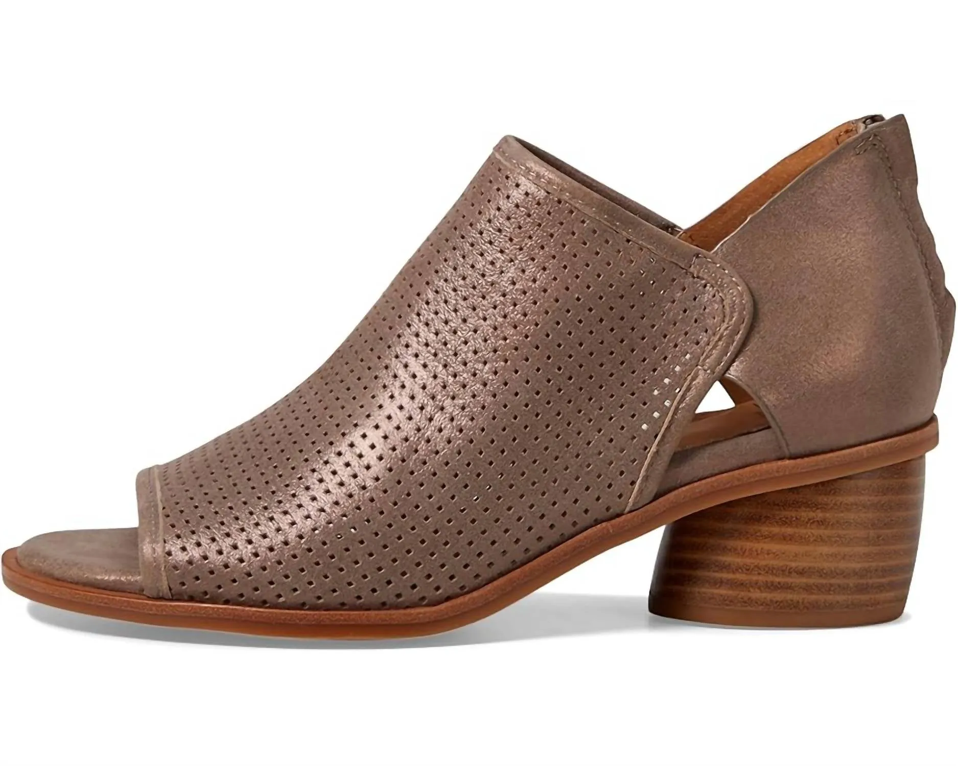 Women's Carleigh Open Toe Bootie In Coffee