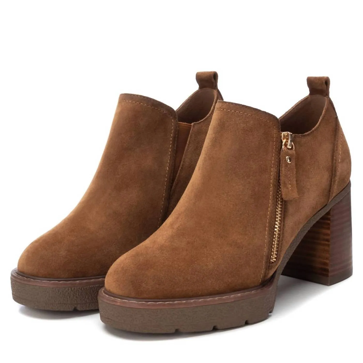 Women's Carmela Collection Booties In Camel