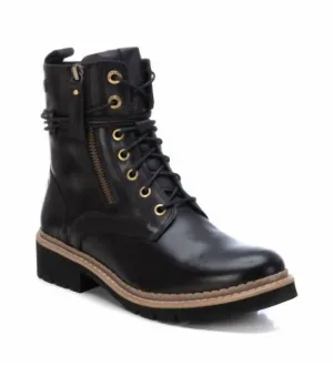 Women's Carmela Leather Booties In Black