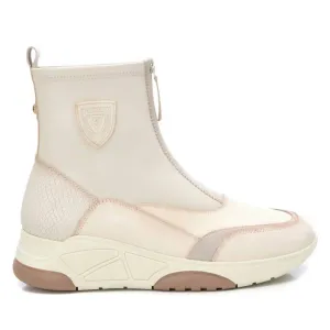 Women's Carmela Leather Casual Booties In Ice