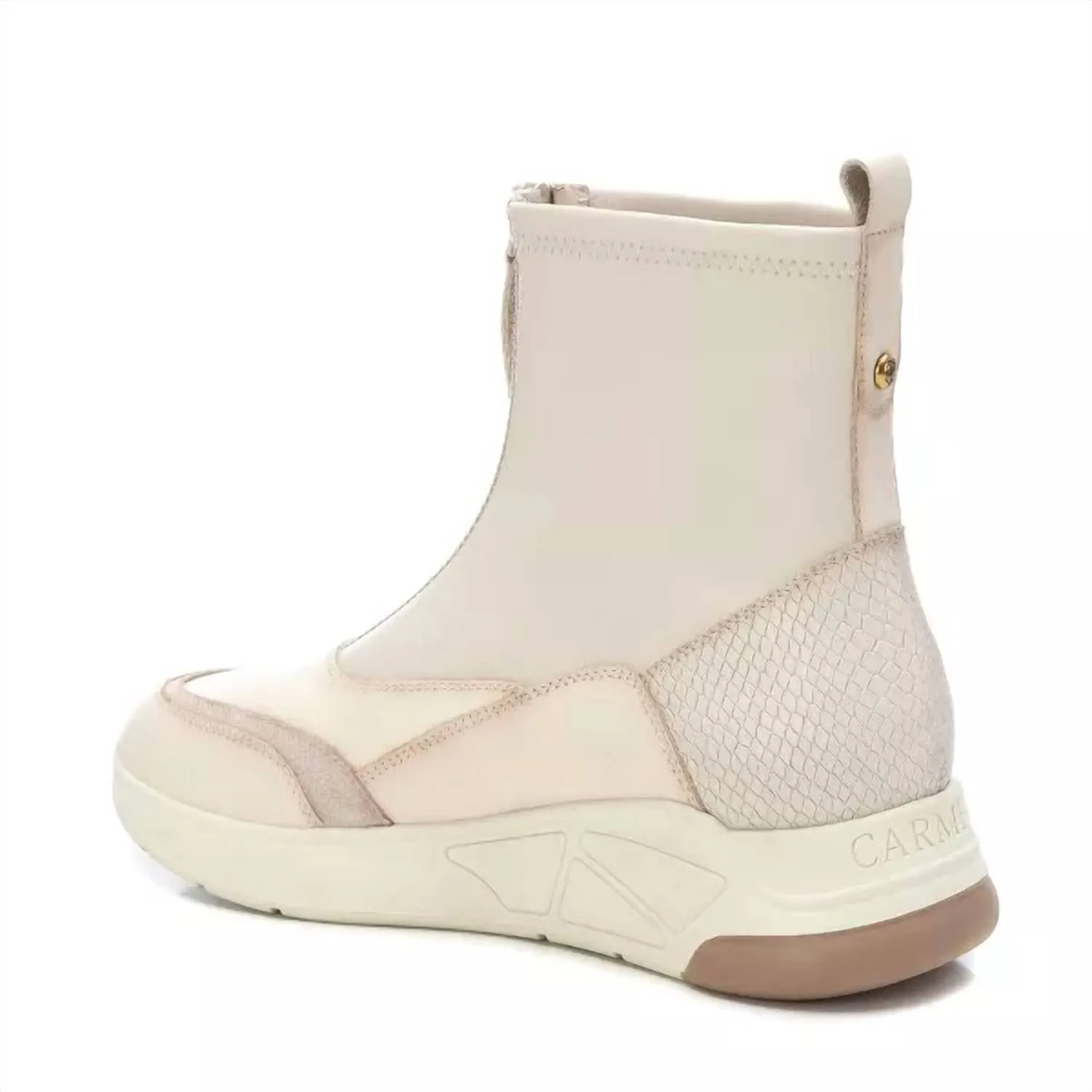 Women's Carmela Leather Casual Booties In Ice