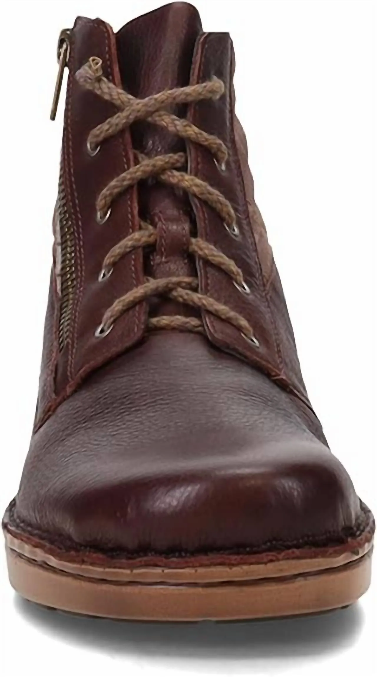 Women's Castera Boot In Brown Leather/taupe Gray Suede