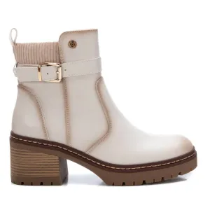 Women's Casual Booties In Beige