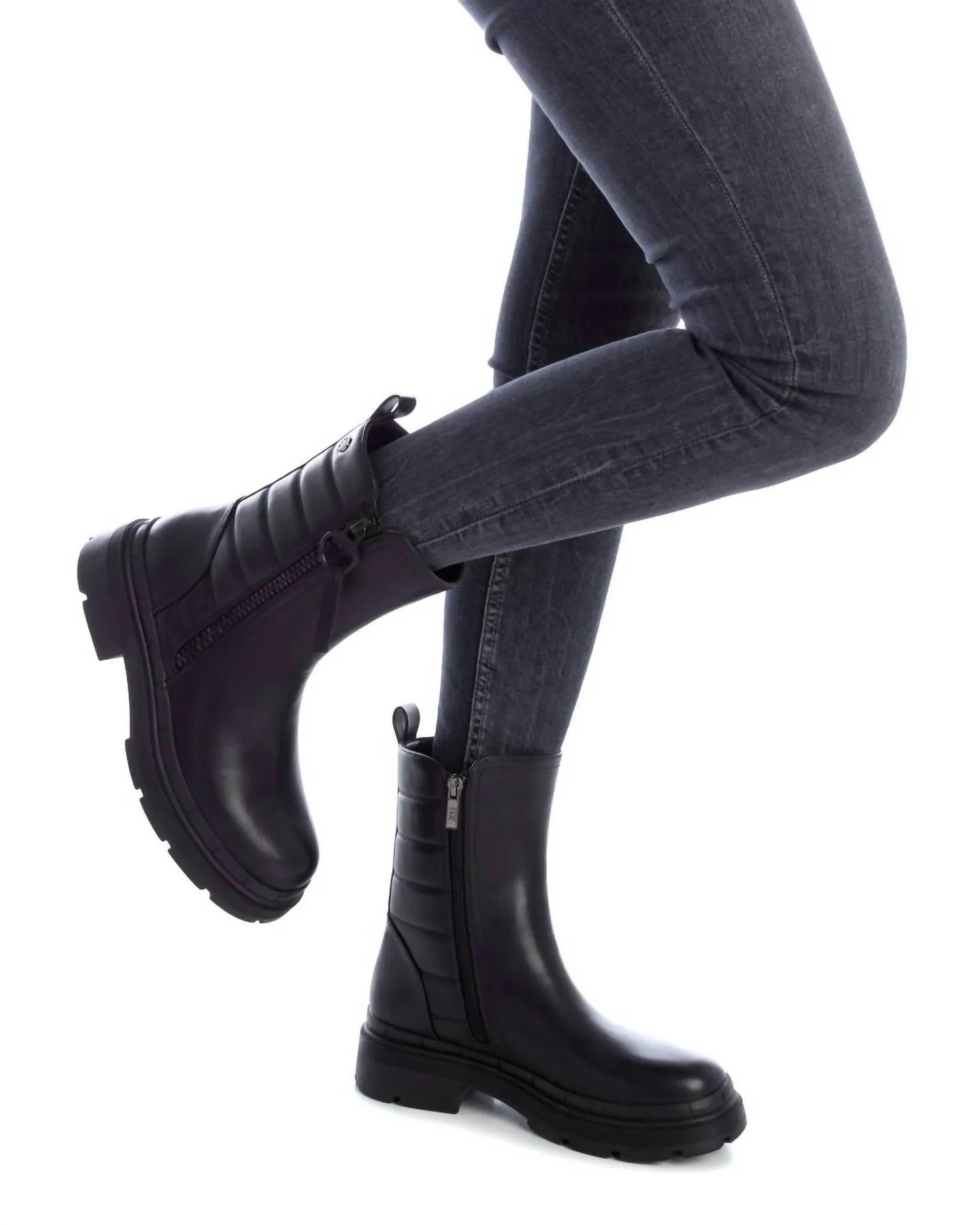 Women's Casual Booties In Black