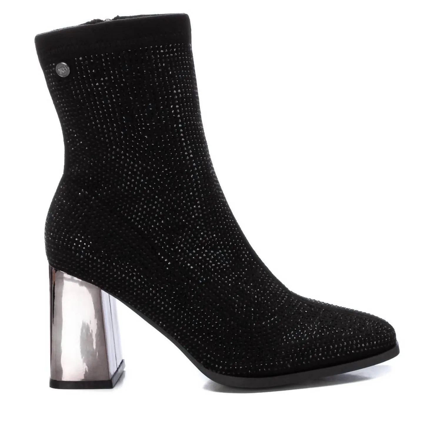 Women's Casual Suede Booties In Black