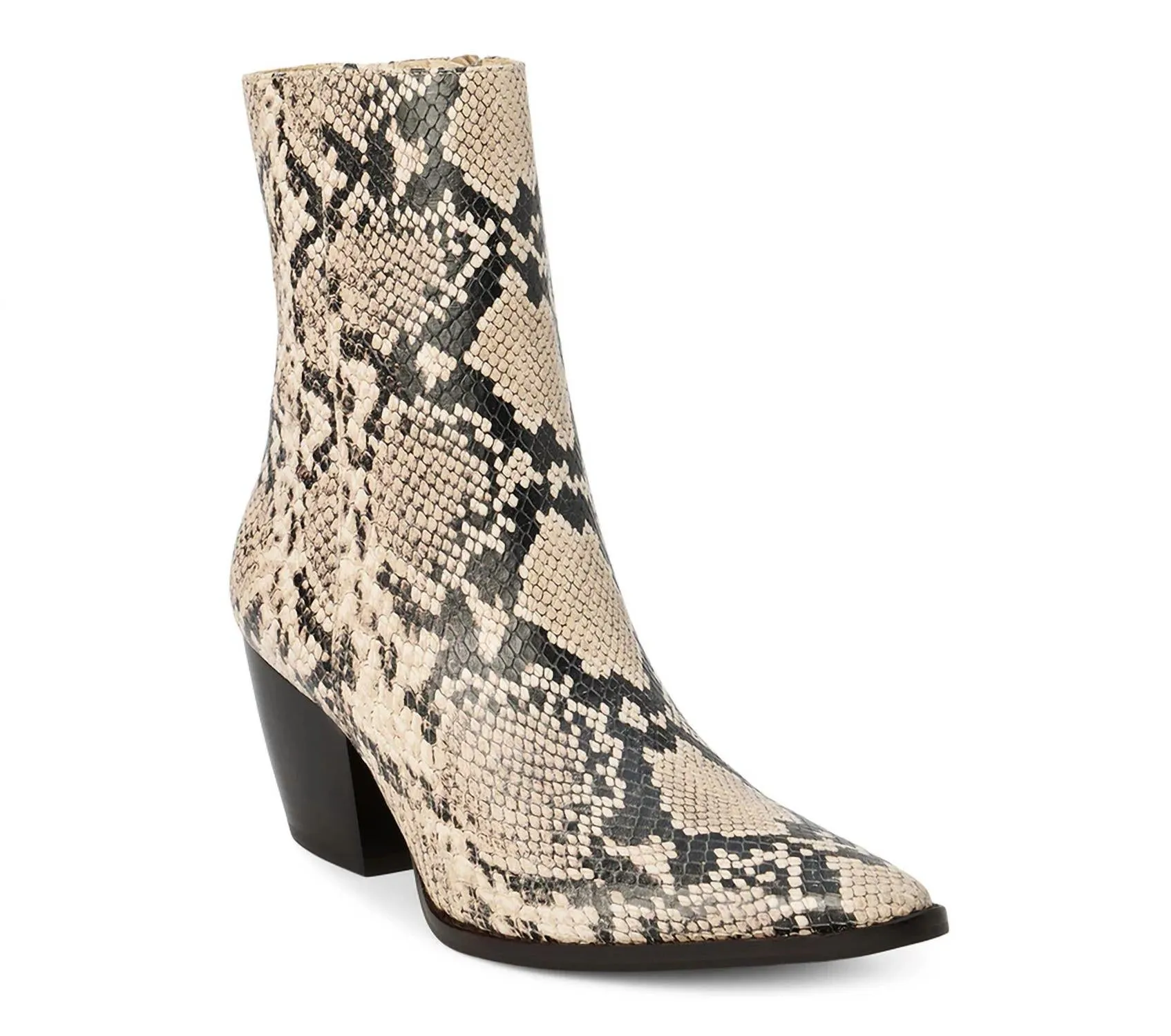 Women's Caty Zip Ankle Boots In Neutral Snake