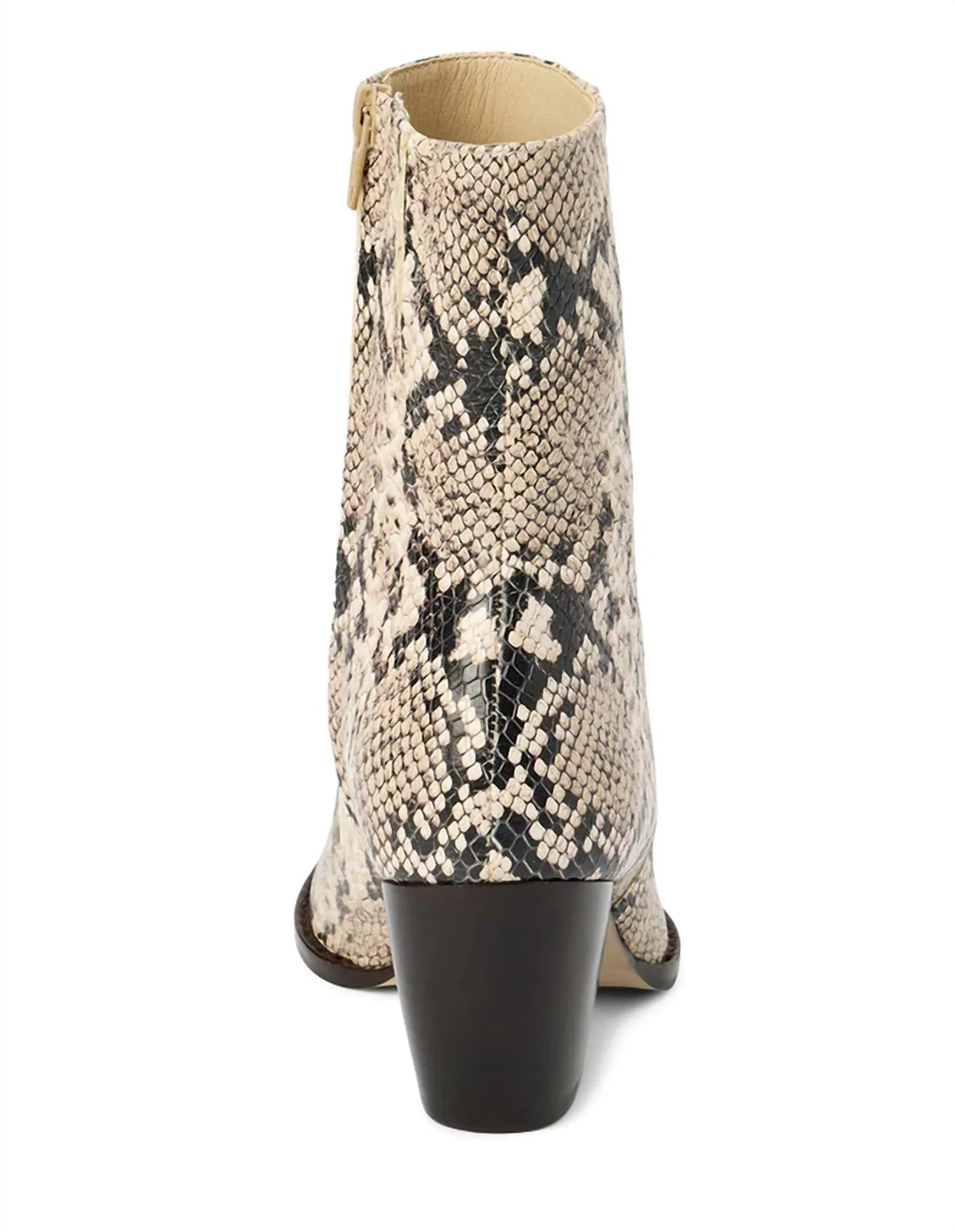 Women's Caty Zip Ankle Boots In Neutral Snake