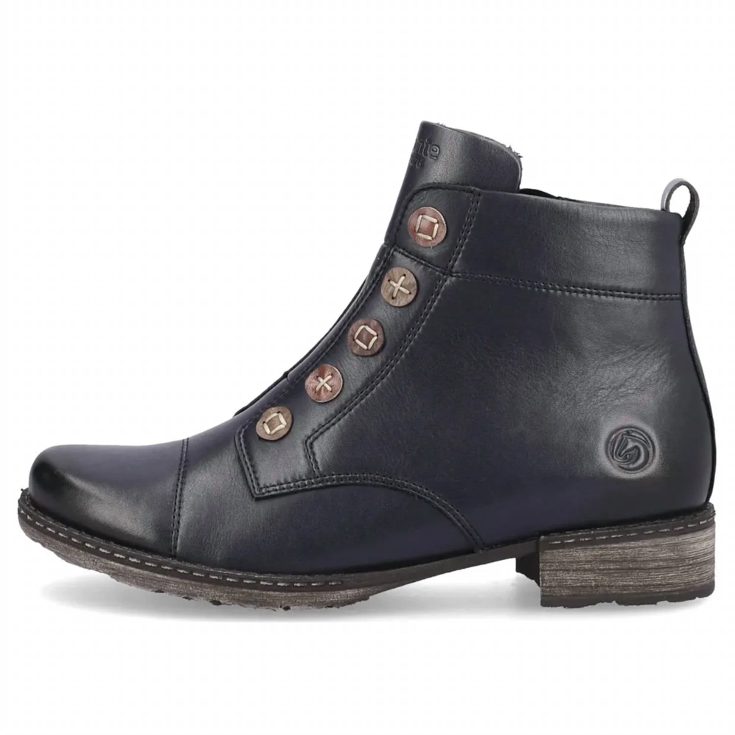 Women's Chandra 92 Leather Bootie In Navy