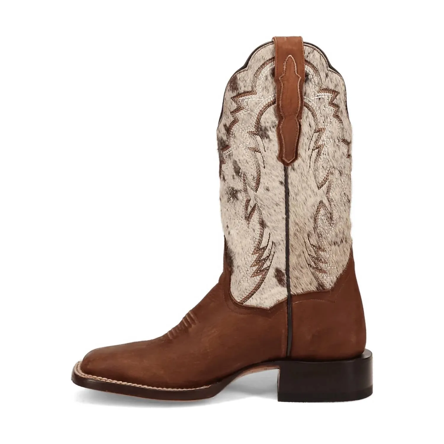 Women's Clarabelle Hair-On Cowgirl Certified Boot In Brown/natural