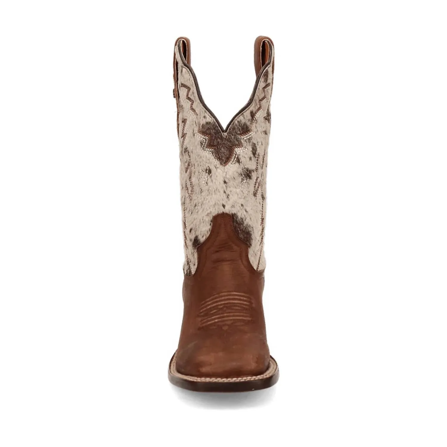 Women's Clarabelle Hair-On Cowgirl Certified Boot In Brown/natural