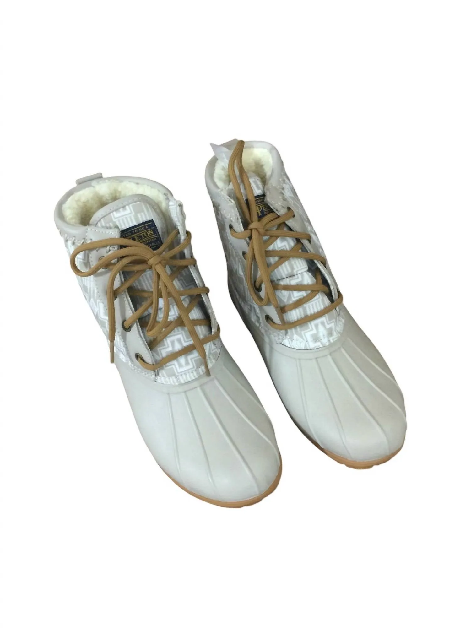 WomenS Classic Harding Print Duck Winter Boots In Taupe