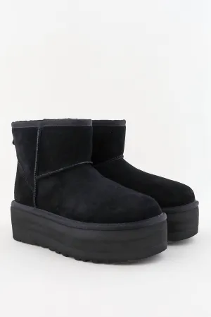 Women's Classic Mini Platform Boot In Black