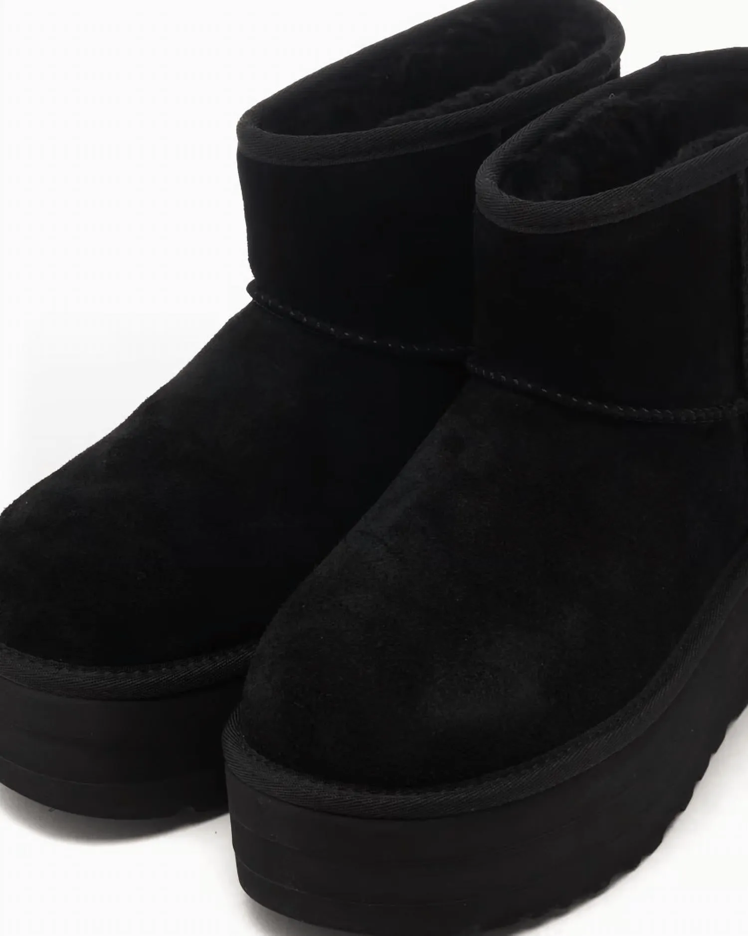 Women's Classic Mini Platform Boot In Black