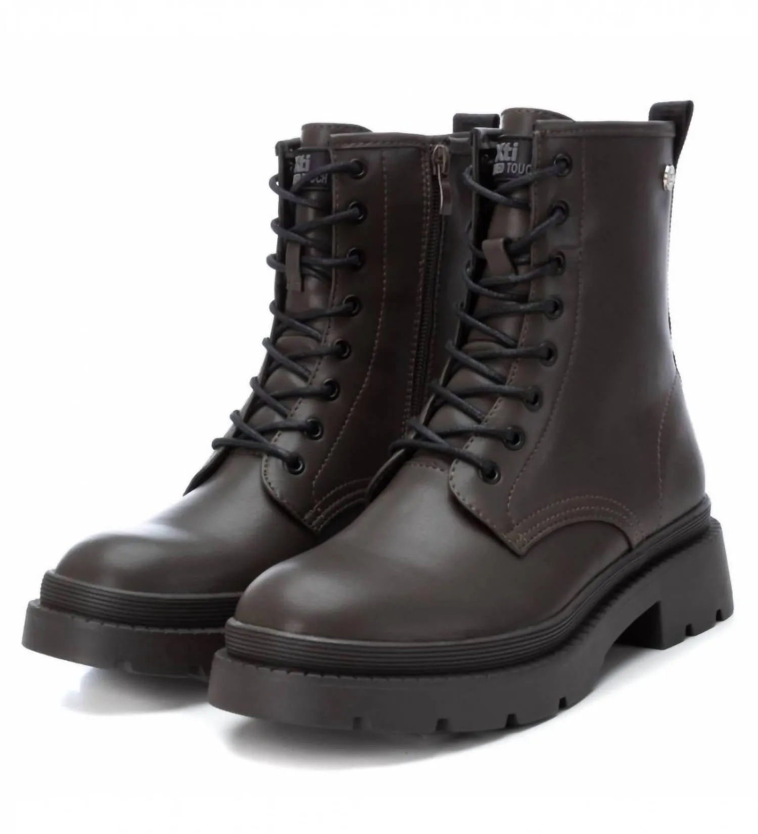 Women's Combat Booties In Open Green
