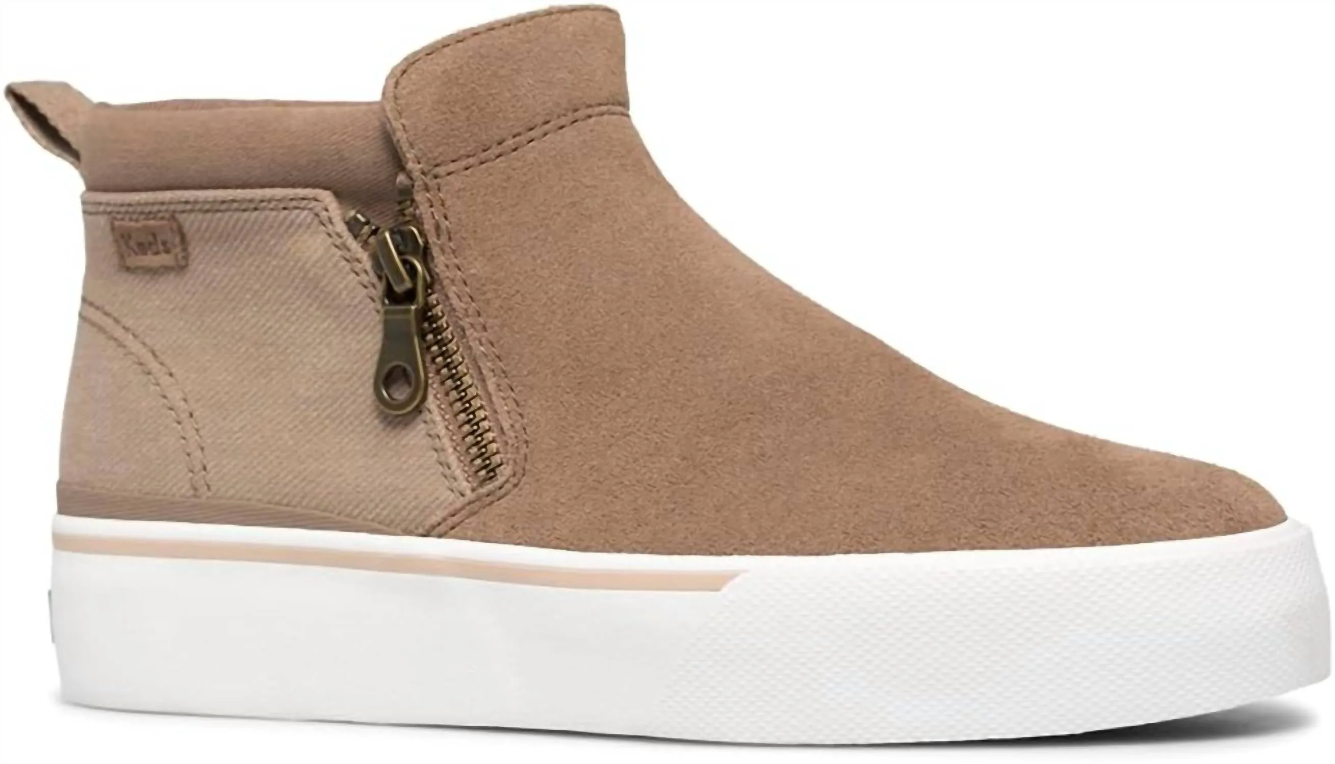 Women's Cooper Zip Booties In Brown