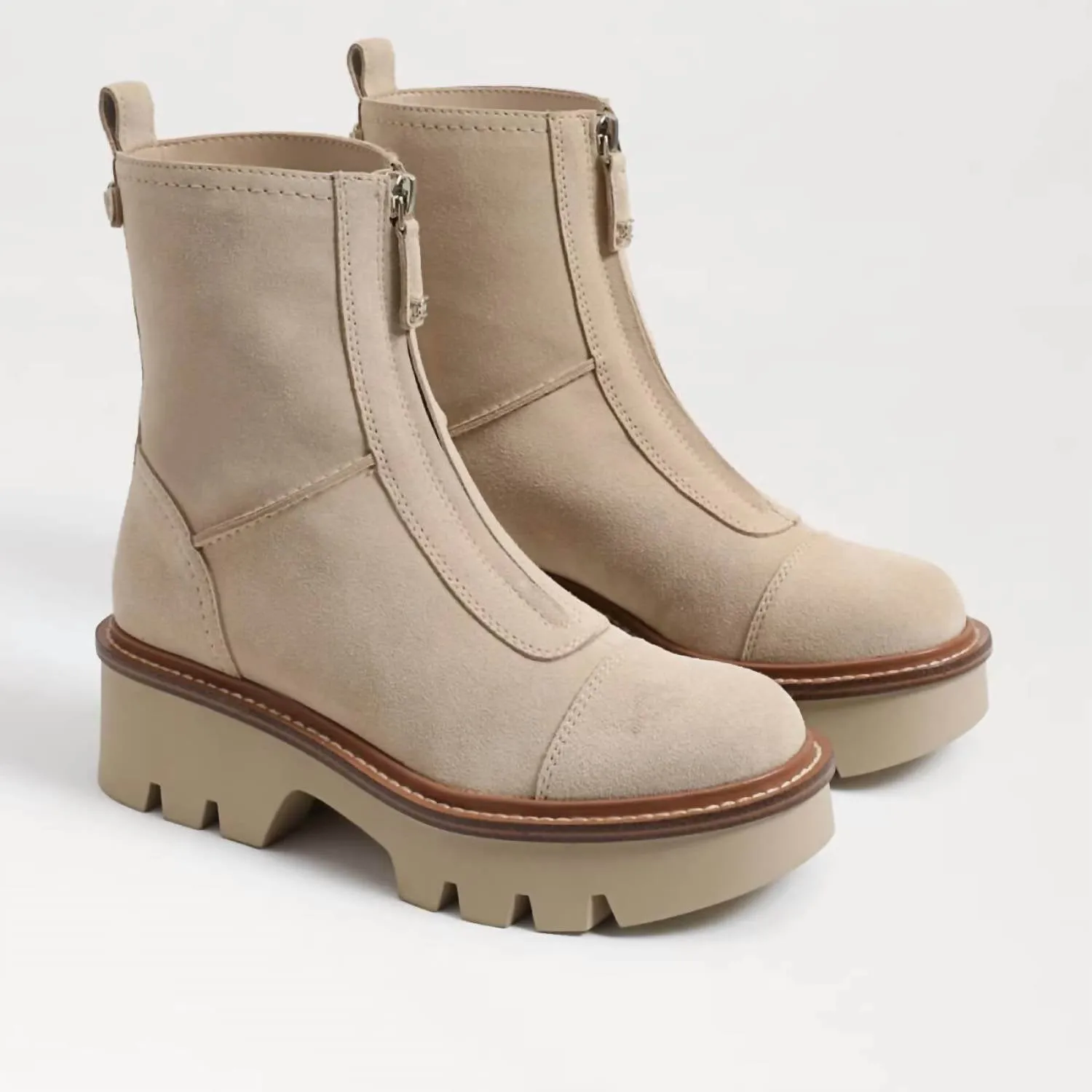 Women's Cooper Zip-Up Chelsea Boot In Cream