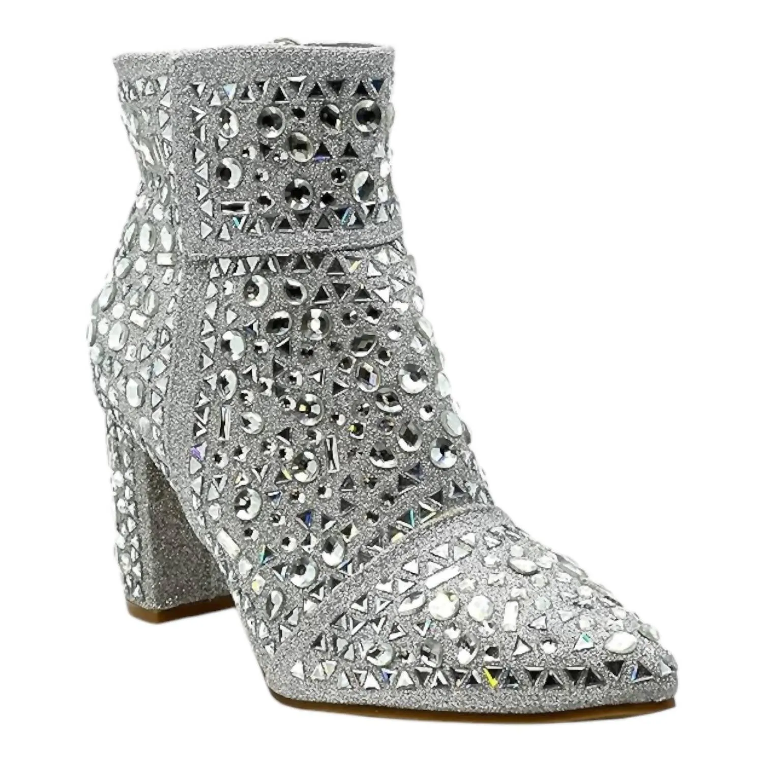 Women's Country Concert Bootie In Silver