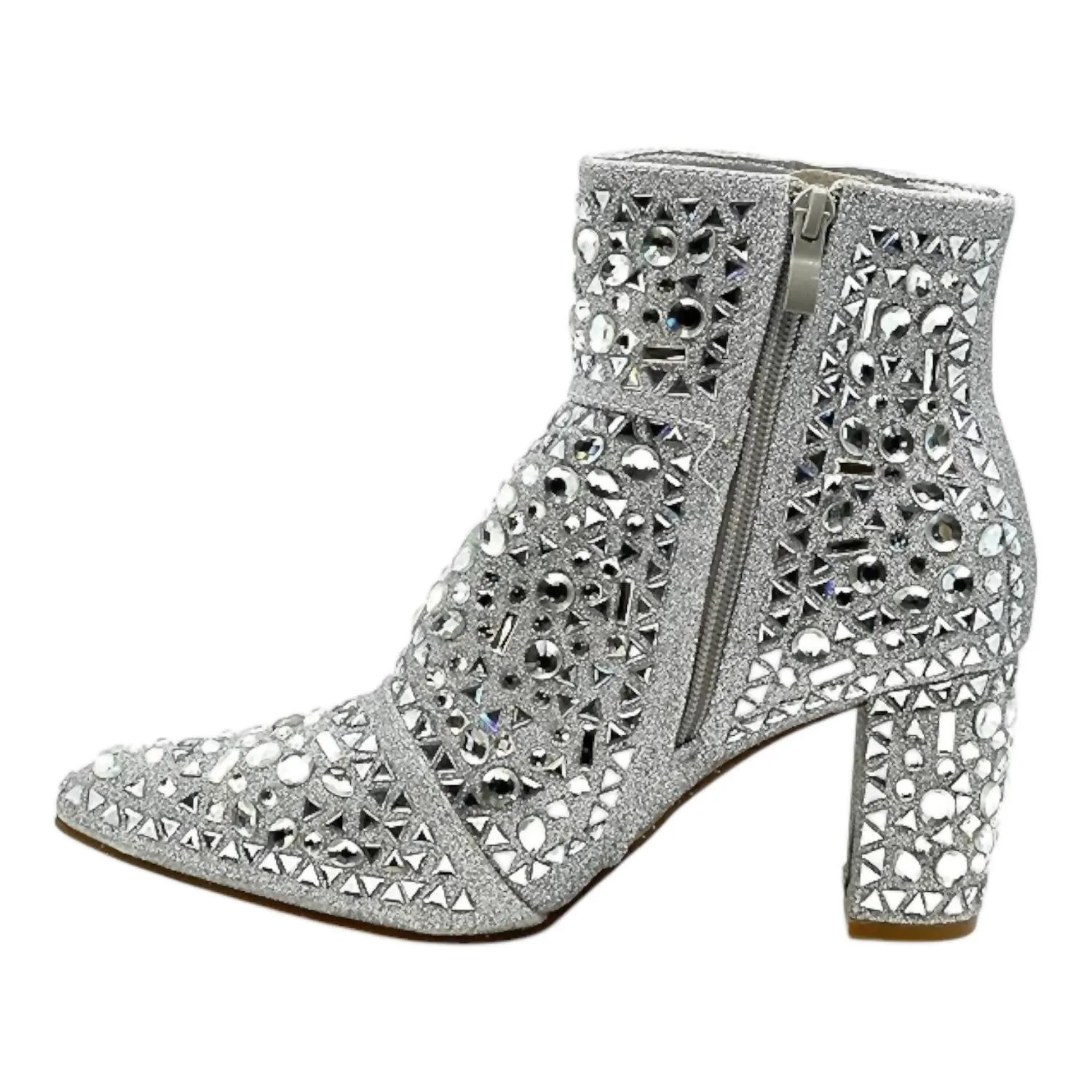 Women's Country Concert Bootie In Silver