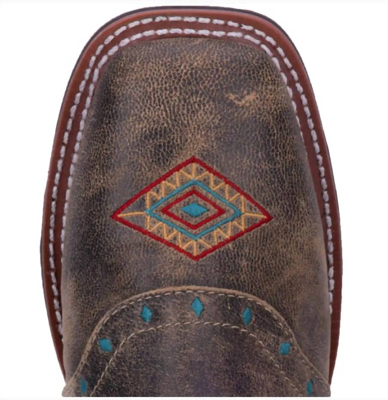 Women's Cowgirl Approved Scout Aztec Boot In Brown/multi