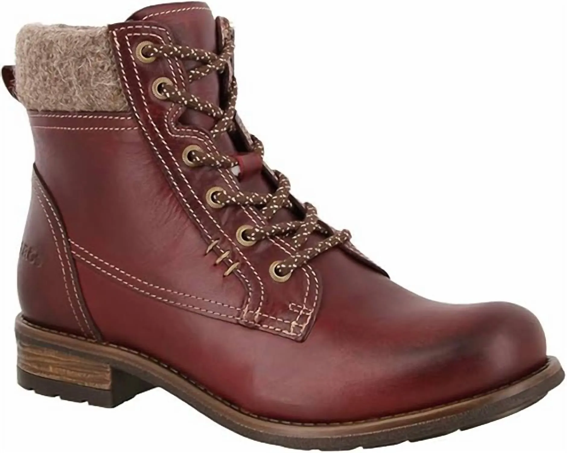 Women's Cutie Boot In Deep Red